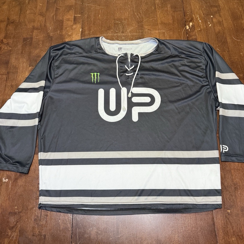 Monster Energy UP Ambassador Hockey Jersey Size Medium Unleash‎ The Beast